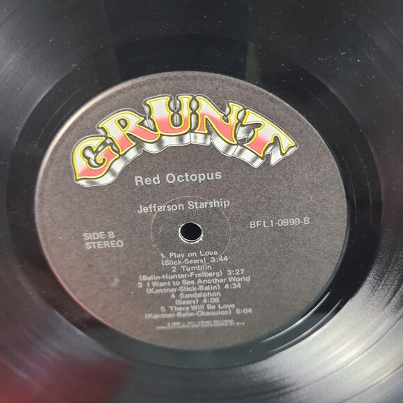 Jefferson Starship Red Octopus LP 1975 Original Vinyl‎ Album - Picture 8 of 9